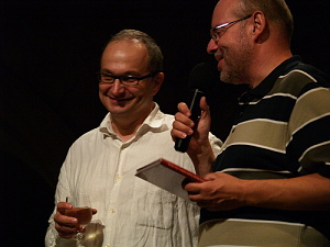 Křest knihy-Luboš Houdek (vlevo)